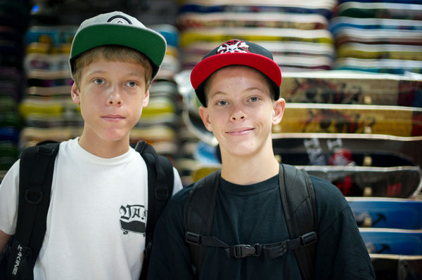 Nate and Jake Ilardi are ready to skate